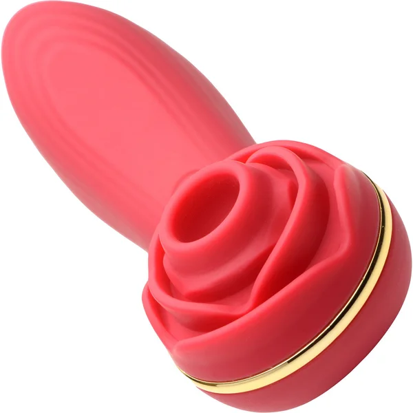 Inmi Bloomgasm Passion Petals Suction Rose Vibrator - Red — image 6 of 13
