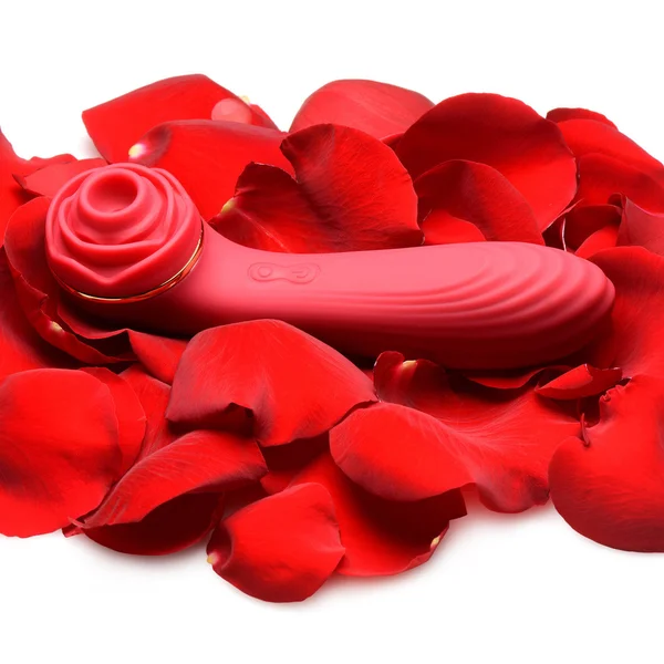 Inmi Bloomgasm Passion Petals Suction Rose Vibrator - Red — image 10 of 13
