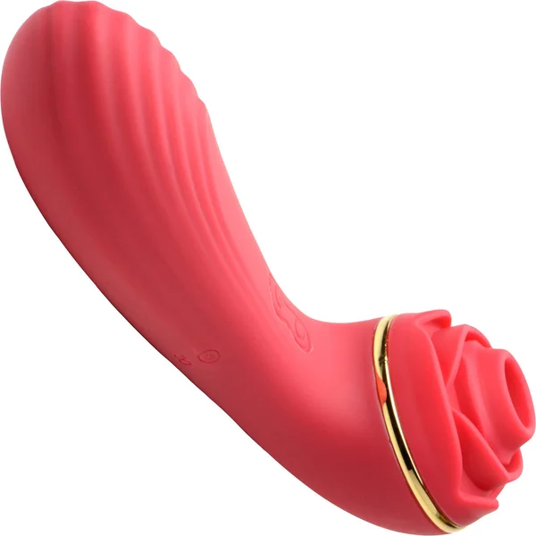 Inmi Bloomgasm Passion Petals Suction Rose Vibrator - Red — image 4 of 13
