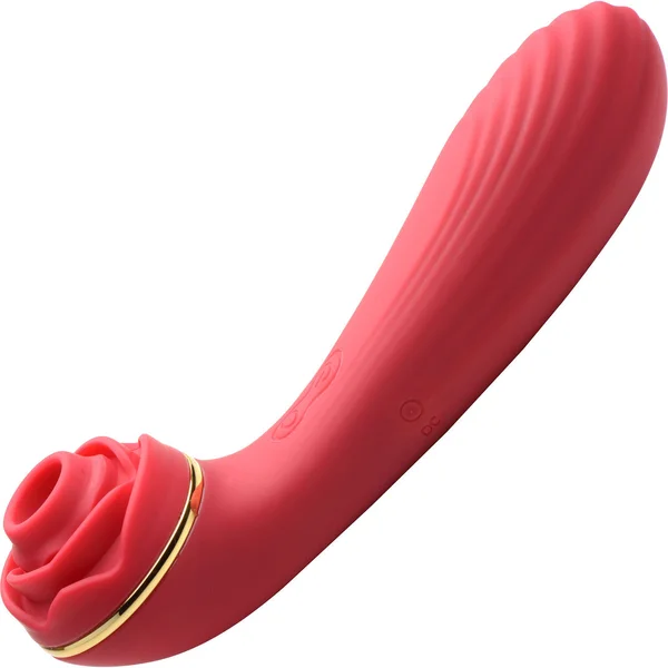 Inmi Bloomgasm Passion Petals Suction Rose Vibrator - Red — image 2 of 13