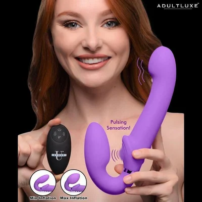 ergo fit g pulse remote control vibrator purple