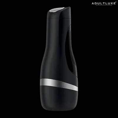 satisfyer classic stimulating penis masturbator silver
