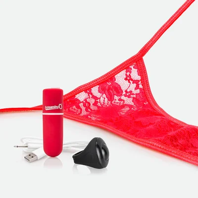 rechargeable remote vibrating panties my secret screaming o red
