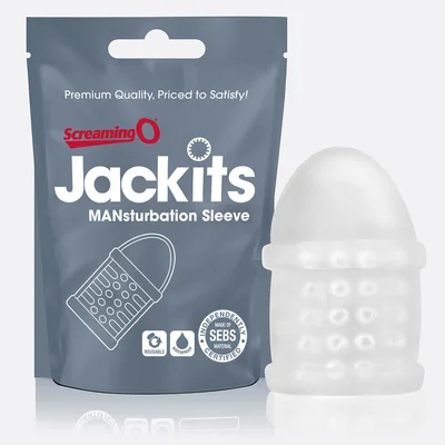 screaming o jackits mansturbation sleeve clear