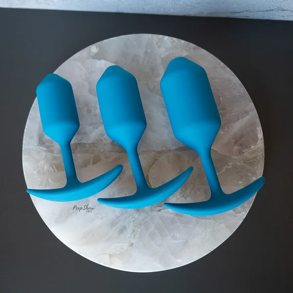 Levelz Silicone Weighted Anal Plug Training Kit - Set of 3 — image 8 of 12