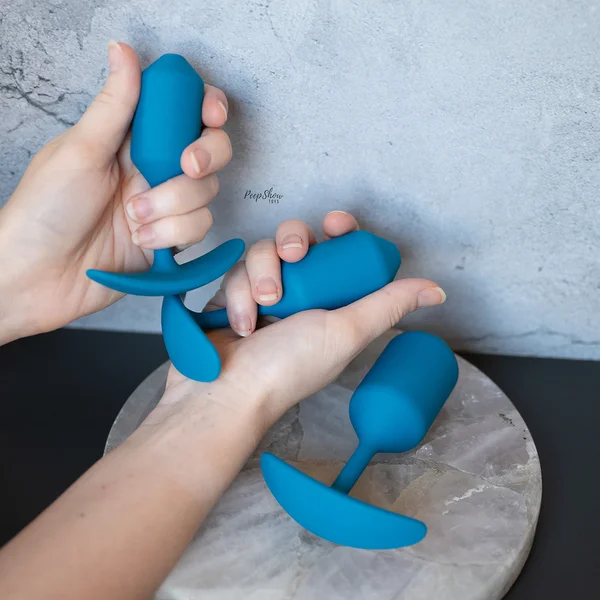 Levelz Silicone Weighted Anal Plug Training Kit - Set of 3 — image 5 of 12