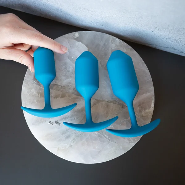 Levelz Silicone Weighted Anal Plug Training Kit - Set of 3 — image 4 of 12