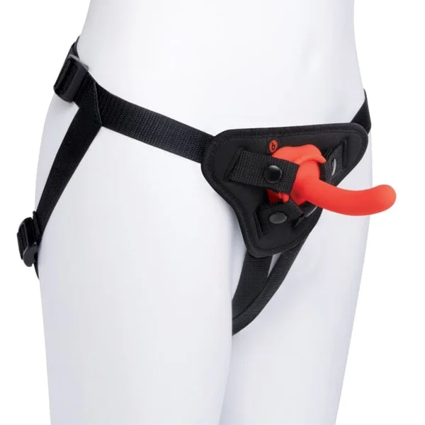 Beginners Strap-On Harness Set with 5-Inch Silicone Dildo & 3 O-Rings — image 2 of 12