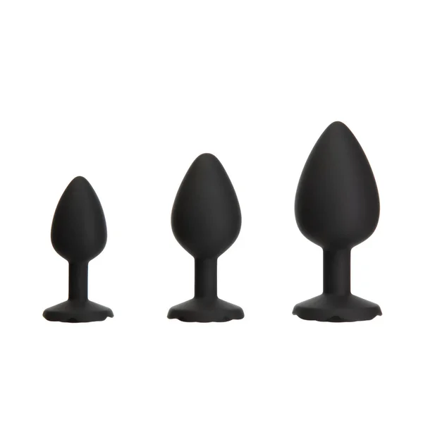 Rose Plug Set - 3 Silicone Plugs Anal Trainer Kit — image 4 of 8