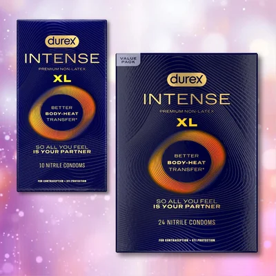 durex intense nitrile xl non latex condoms