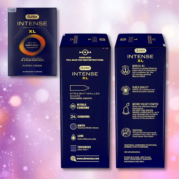 Durex Intense Nitrile XL  (Non-Latex) Condoms — image 6 of 11