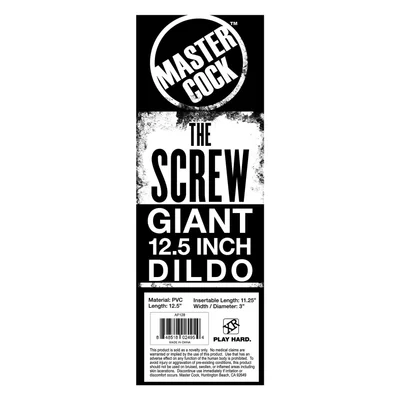 master cock the screw giant 125 dildo