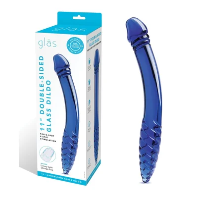 glas double sided dildo for p spot stimulation