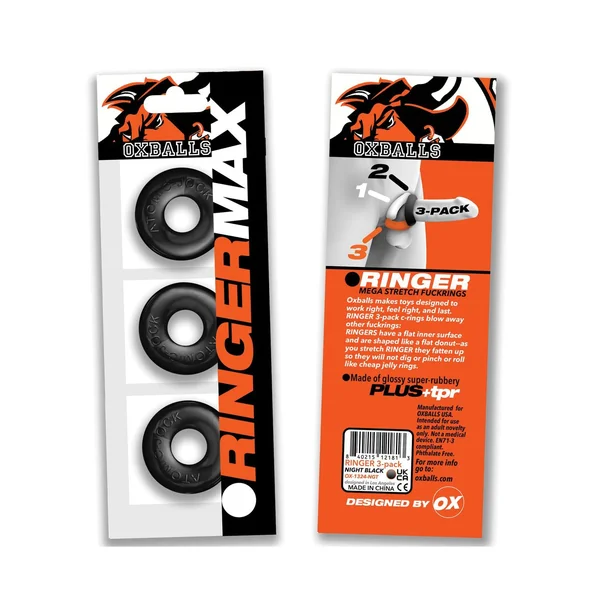 Oxballs Ringer Max 3 Pack Cockrings — image 3 of 3