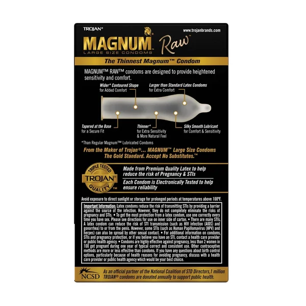 Trojan Magnum Raw Condoms — image 2 of 2