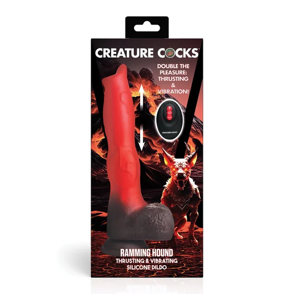 Creature Cocks Ramming Hound Thrusting Silicone Dildo — image 2 of 5