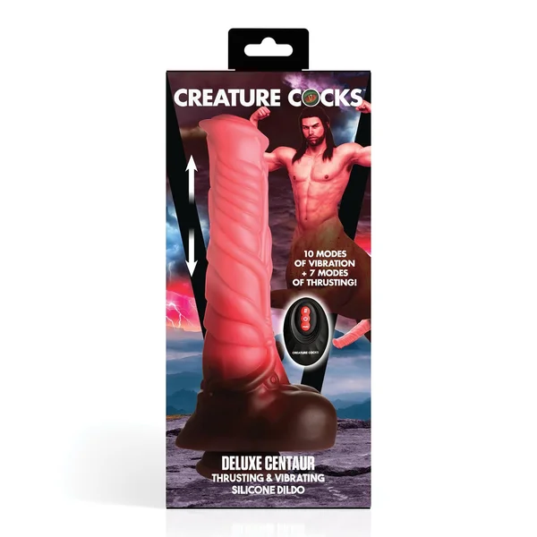 Creature Cocks Deluxe Centaur Thrusting & Vibrating Silicone Dildo — image 2 of 5