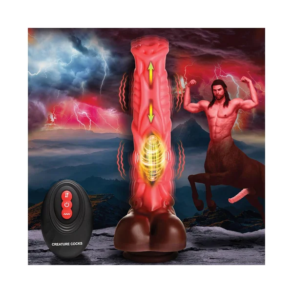 Creature Cocks Deluxe Centaur Thrusting & Vibrating Silicone Dildo — image 3 of 5