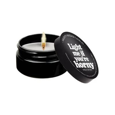 light me if youre horny massage candle