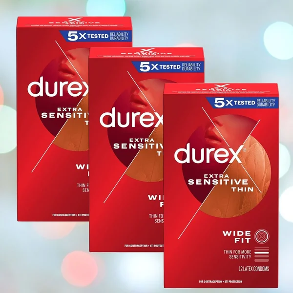 Durex Extra Sensitive "Wide Fit" 60mm Condoms — image 4 of 4