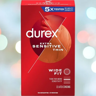 durex extra sensitive quotwide fitquot 60mm condoms