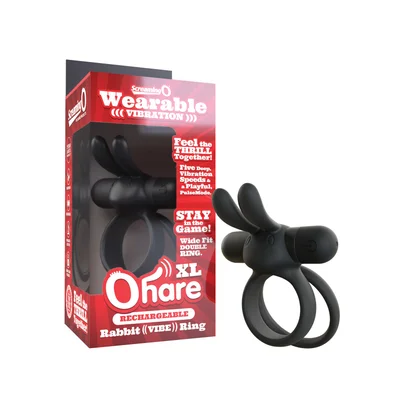 screaming o rechargeable ohare xl vibrating cock ring green