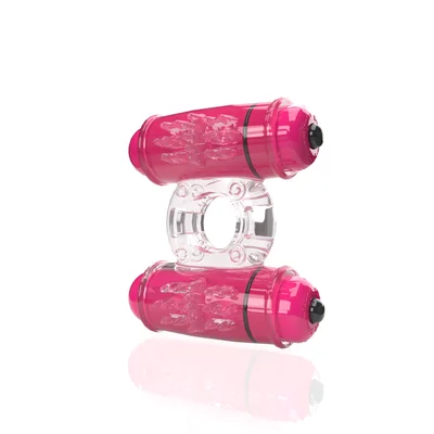 double wammy 4t dual motor vibrating ring strawberry