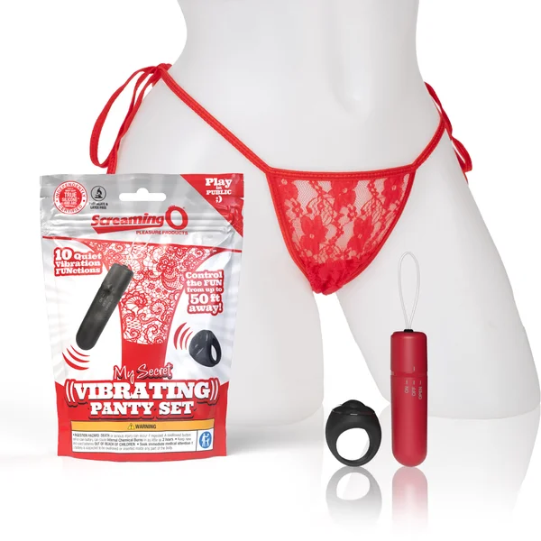 My Secret 4T - Tickle & Tease Remote Control Panty Vibe - Red — image 2 of 2