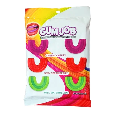 gum job oral sex gummy candy teeth covers 6 pack