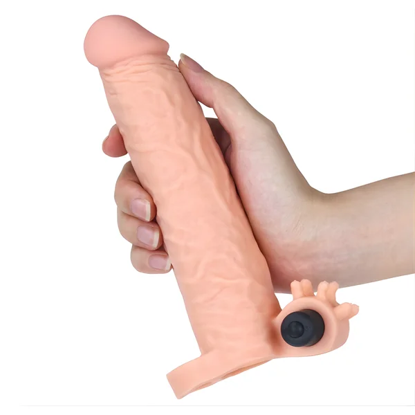 Vibrating Penis Extension - Give Yourself 2 Extra Inches At The Tip! — image 4 of 10