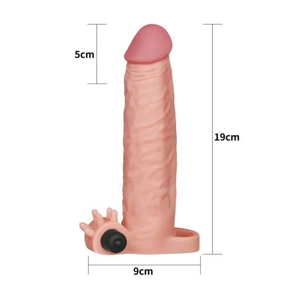 Vibrating Penis Extension - Give Yourself 2 Extra Inches At The Tip! — image 3 of 10