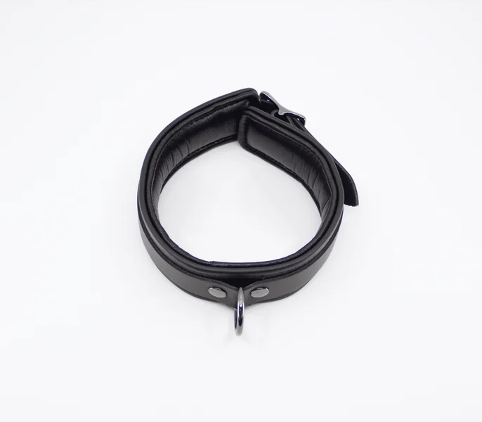 LIL Leather Collar with Pewter Hardware — image 4 of 5
