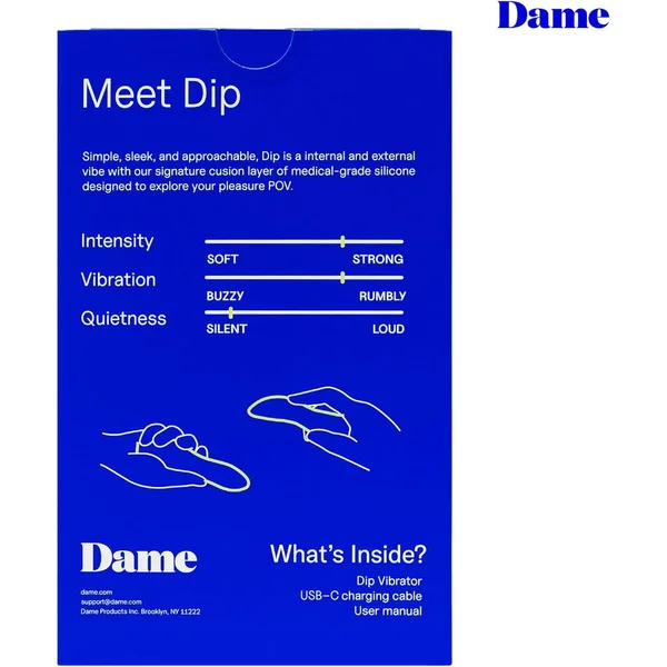 Dame Dip 2.0 Bullet Vibrator Plum — image 4 of 6