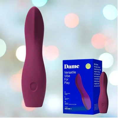 dame dip 20 bullet vibrator plum