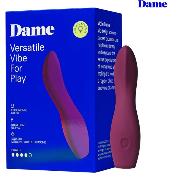 Dame Dip 2.0 Bullet Vibrator Plum — image 3 of 6