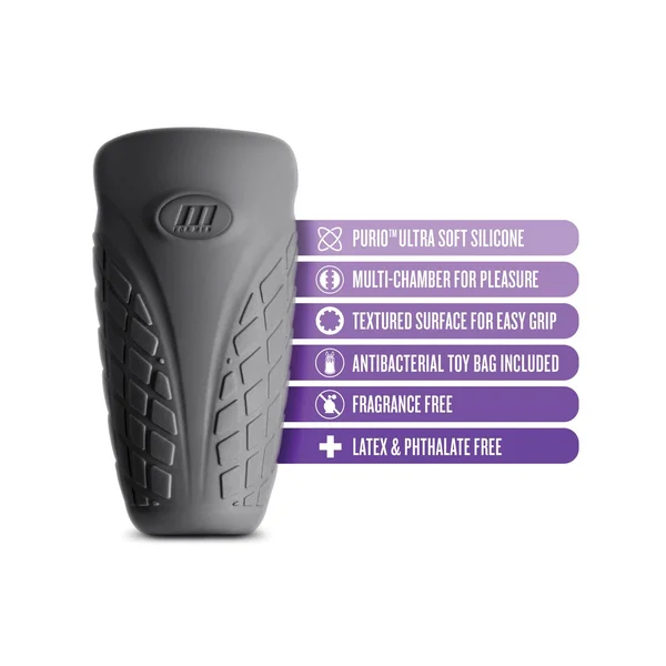 Blush M Elite Platinum Gript Silicone Stroker — image 4 of 5
