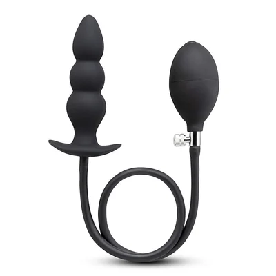 b vibe inflatable anal plug with hand pump