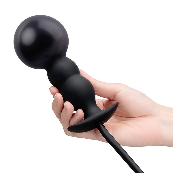 b-Vibe Inflatable Anal Plug With Hand Pump — image 3 of 7