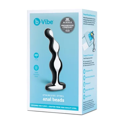 stainless steel anal beads