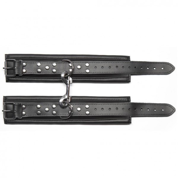 DOMINIX Deluxe Heavy Leather Ankle Cuffs