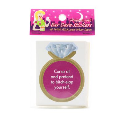 Kheper Games Bride To Be s Bar Dare Stickers 40 Pack