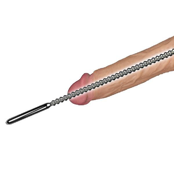 Stainless Steel Ribbed Urethral Dilator