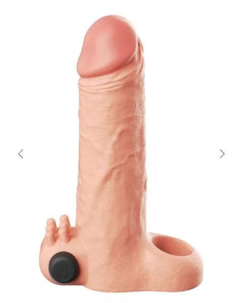 Fantasy X-Tensions Vibrating Real Feel 1" Extension - Light — image 2 of 2