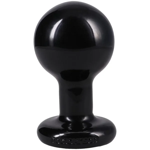 The Classic Round Butt Plug - Medium - Black — image 2 of 2