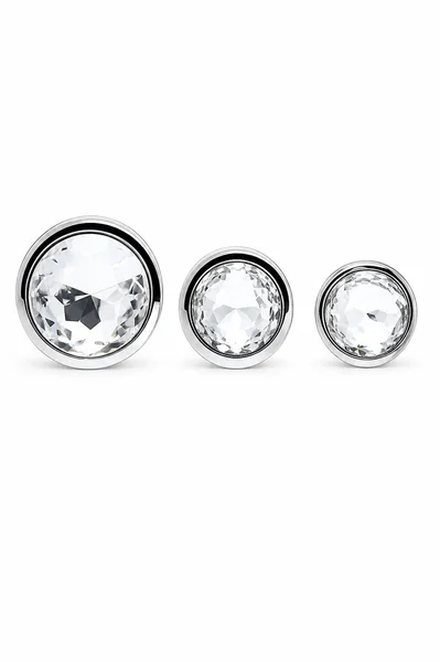 Premium Round Crystal Metal Plug — image 3 of 6