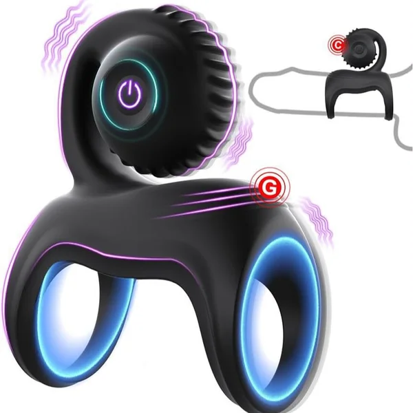 Dreamtoyz Swirl Arc Couples Ring, Black — image 2 of 4