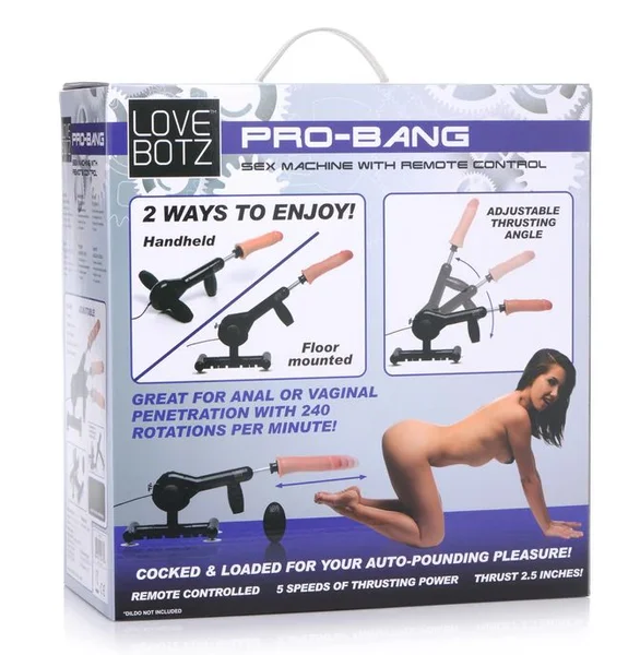 Lovebotz - Pro-Bang Sex Machine with Remote Control — image 3 of 4