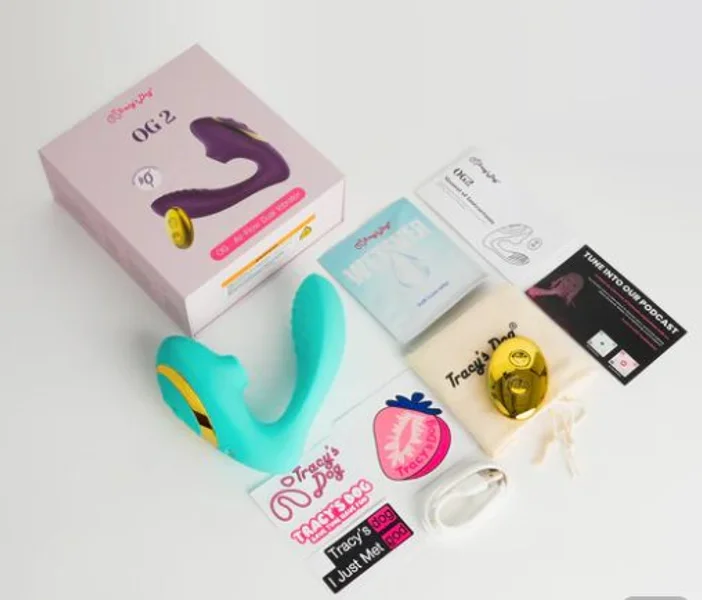 OG 2 Clitoral Sucking Vibrator Teal — image 2 of 2