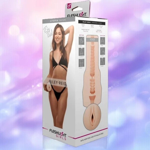 Fleshlight Riley Reid Utopia: Realistic Male Masturbator Sleeve — image 3 of 6