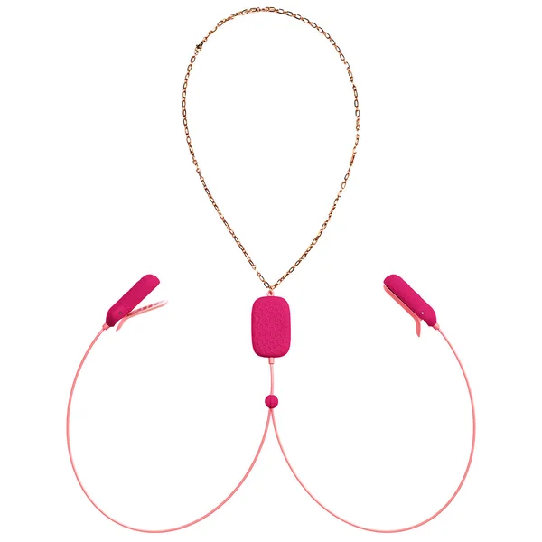 OhMiBod Sphinx Bluetooth App-controlled Nipple Clamps - Raspberry — image 8 of 8